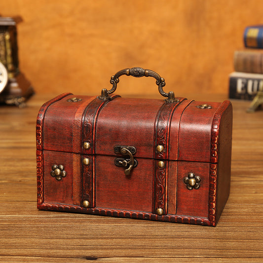 Vintage Antique Decorative Treasure Chest Homeandso