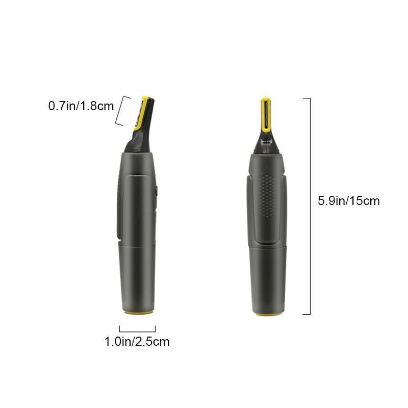 Precision Eyebrow Trimmer | Ultra-thin Electric Detail Shaver | Black