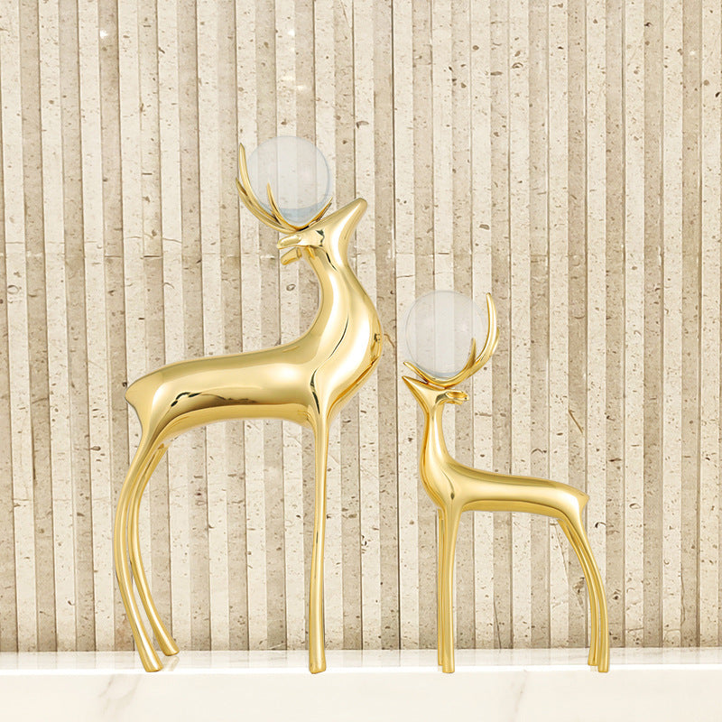 Home Decor Decorative Deer Figurines Homeandso