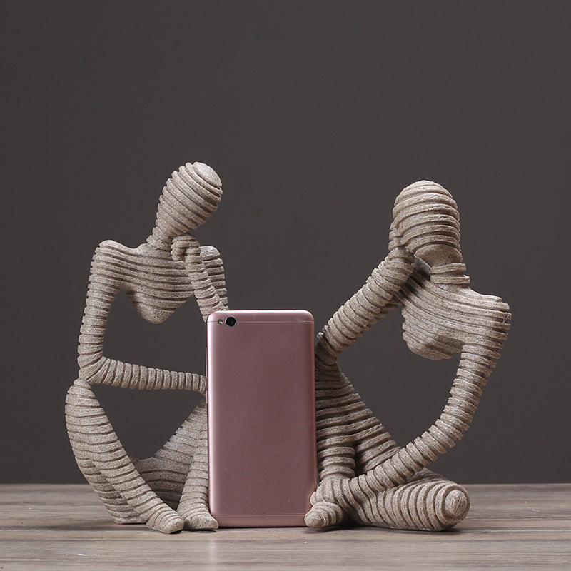 Abstract Sitting Figurine Homeandso