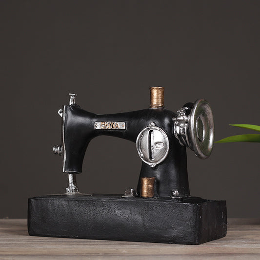 Vintage Sewing Machine Decorative Figurine Homeandso