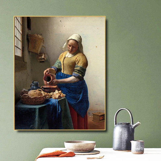 Girl with a Pearl Earring Canvas Print - Vermeer Fine Art Decor