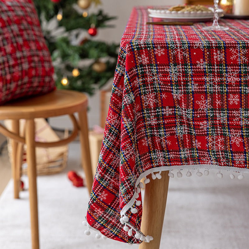 Festive Patterned Tablecloth