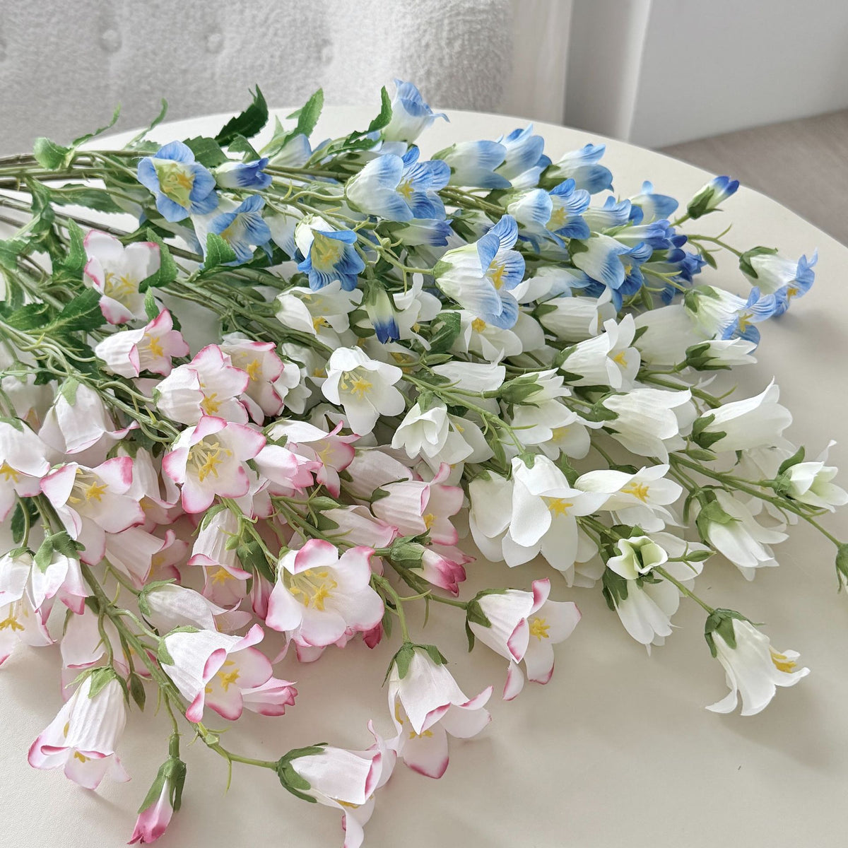 Artificial Bellflower Stem Arrangement