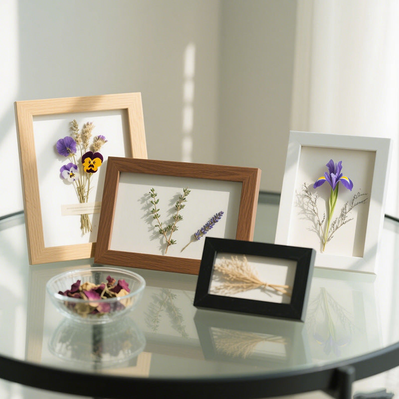 Elegant Pressed Flower Art Frame