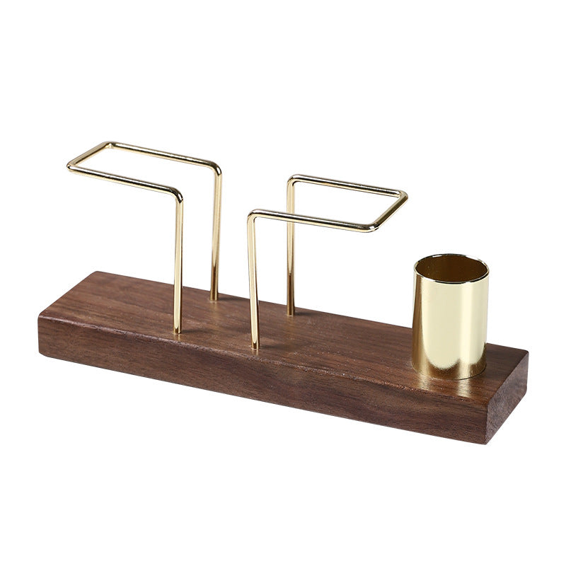 Modern Minimalist Wooden Paper Holder Homeandso