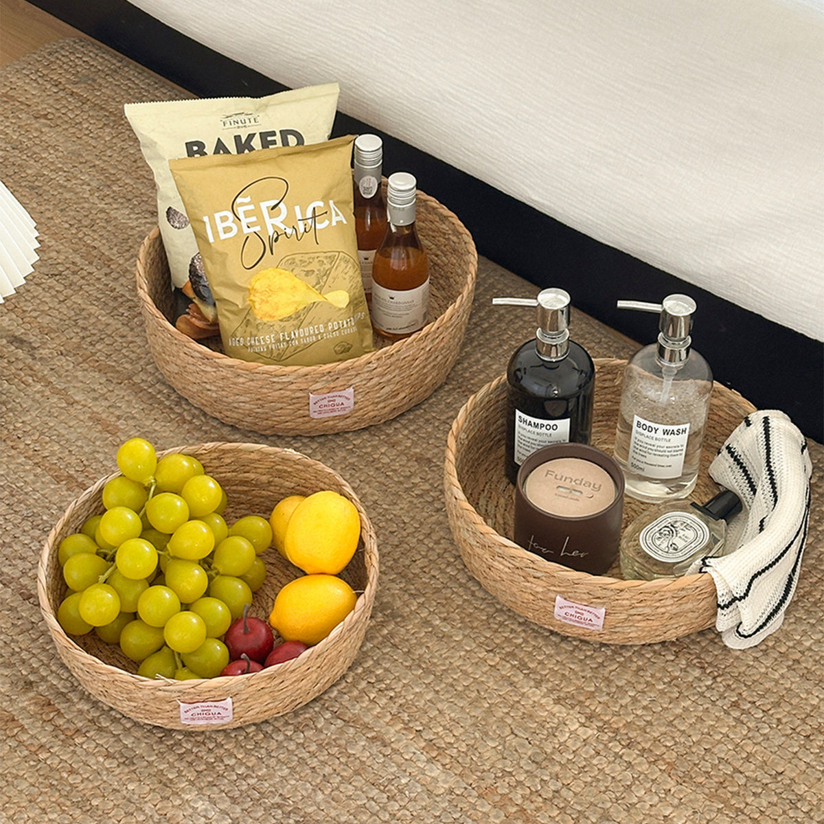 Natural Fiber Storage Basket