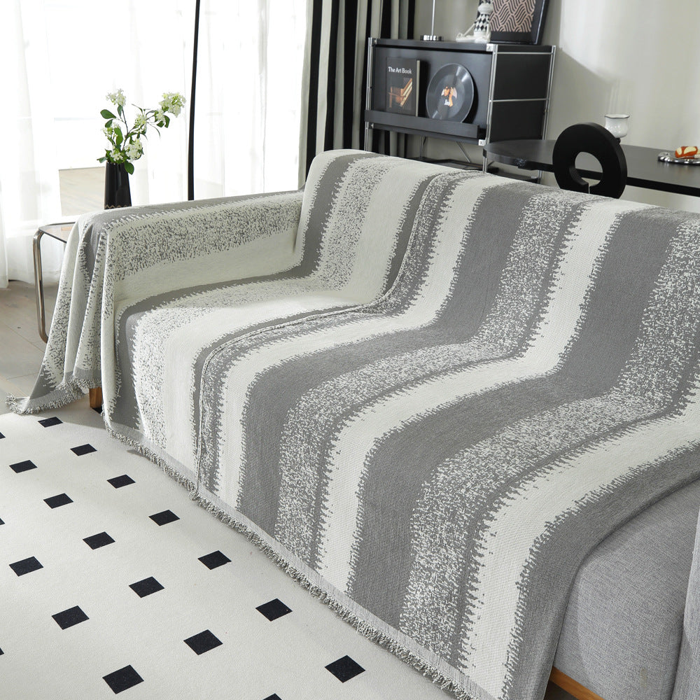 Woven Textured Throw Blanket