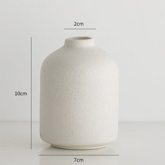 Minimalist Matte Ceramic Flower Vase