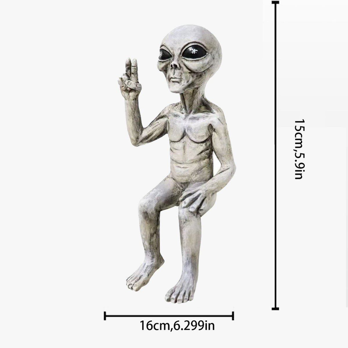 Alien-Inspired Decorative Figurine Homeandso