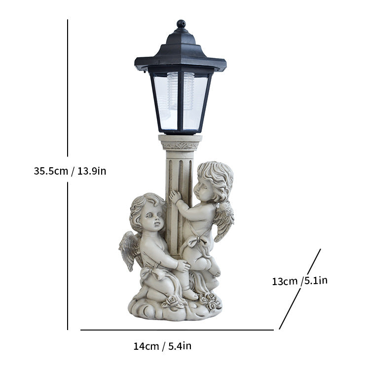 Decorative Frog Lantern Statue Homeandso