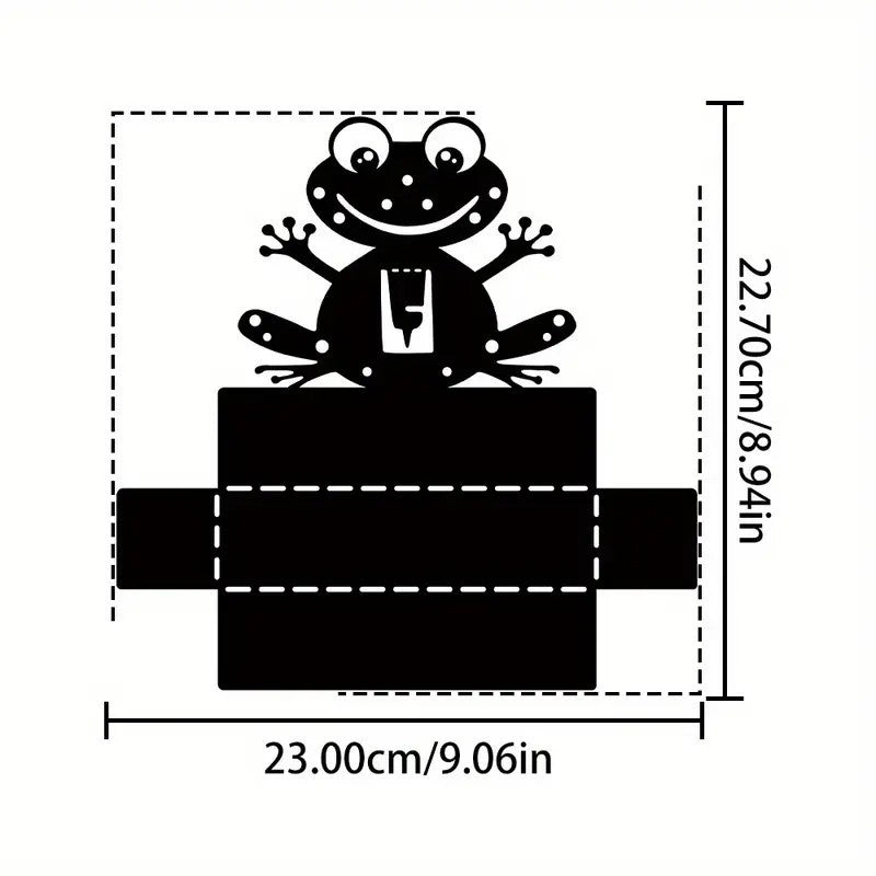 Playful Frog Decorative Wall Art Homeandso
