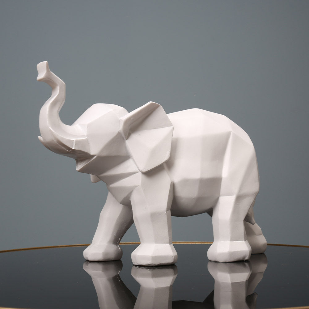 Geometric Elephant Decorative Sculpture Homeandso