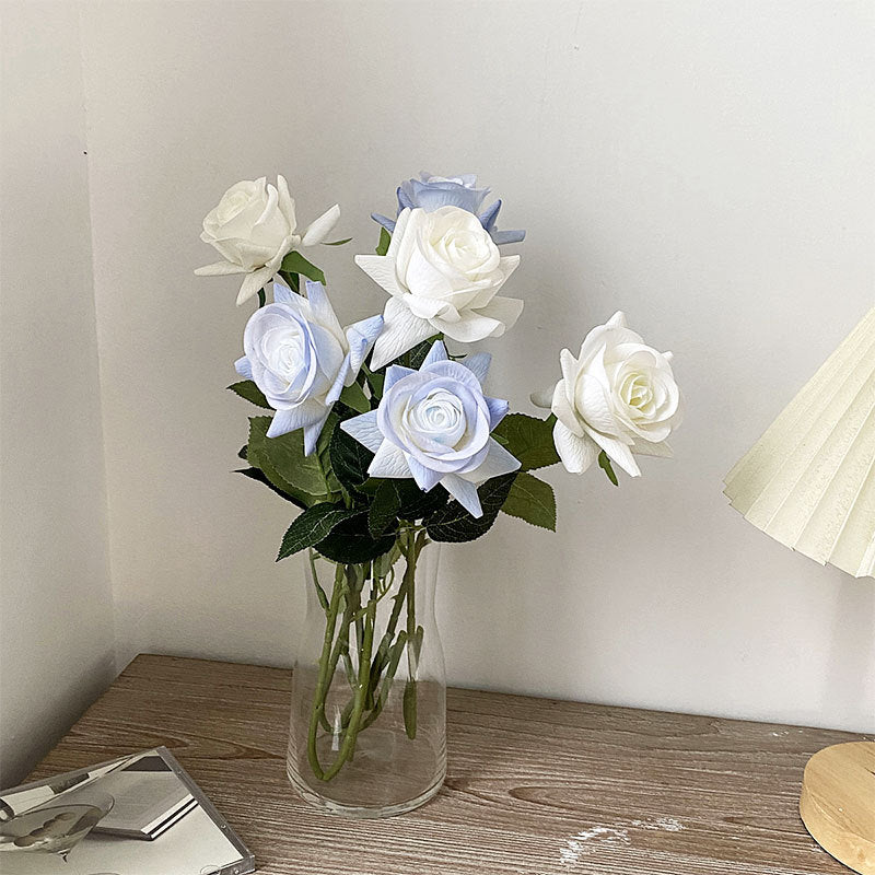 Realistic Faux Rose Stem Arrangement