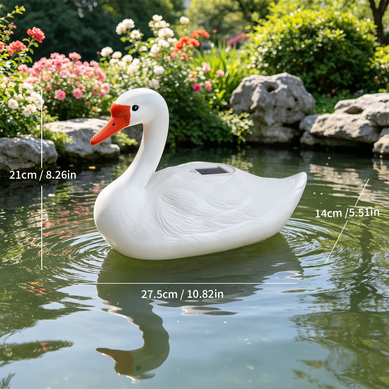 Decorative Floating Duck Sculpture Homeandso