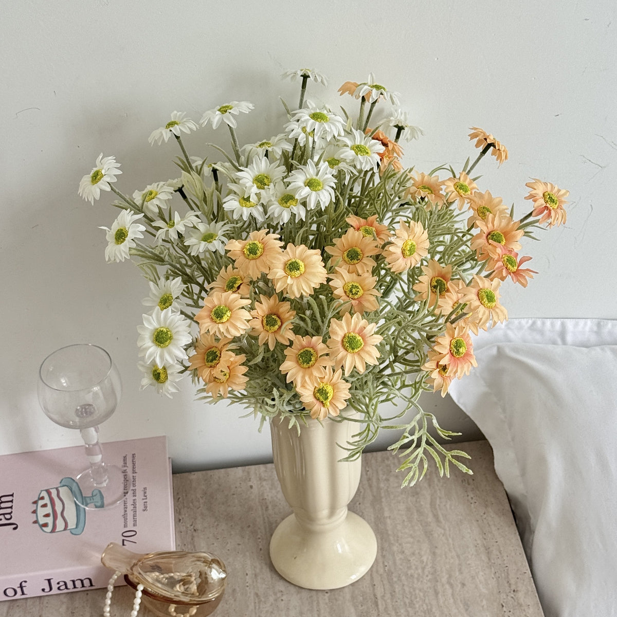 Lifelike Daisy Stem Arrangement