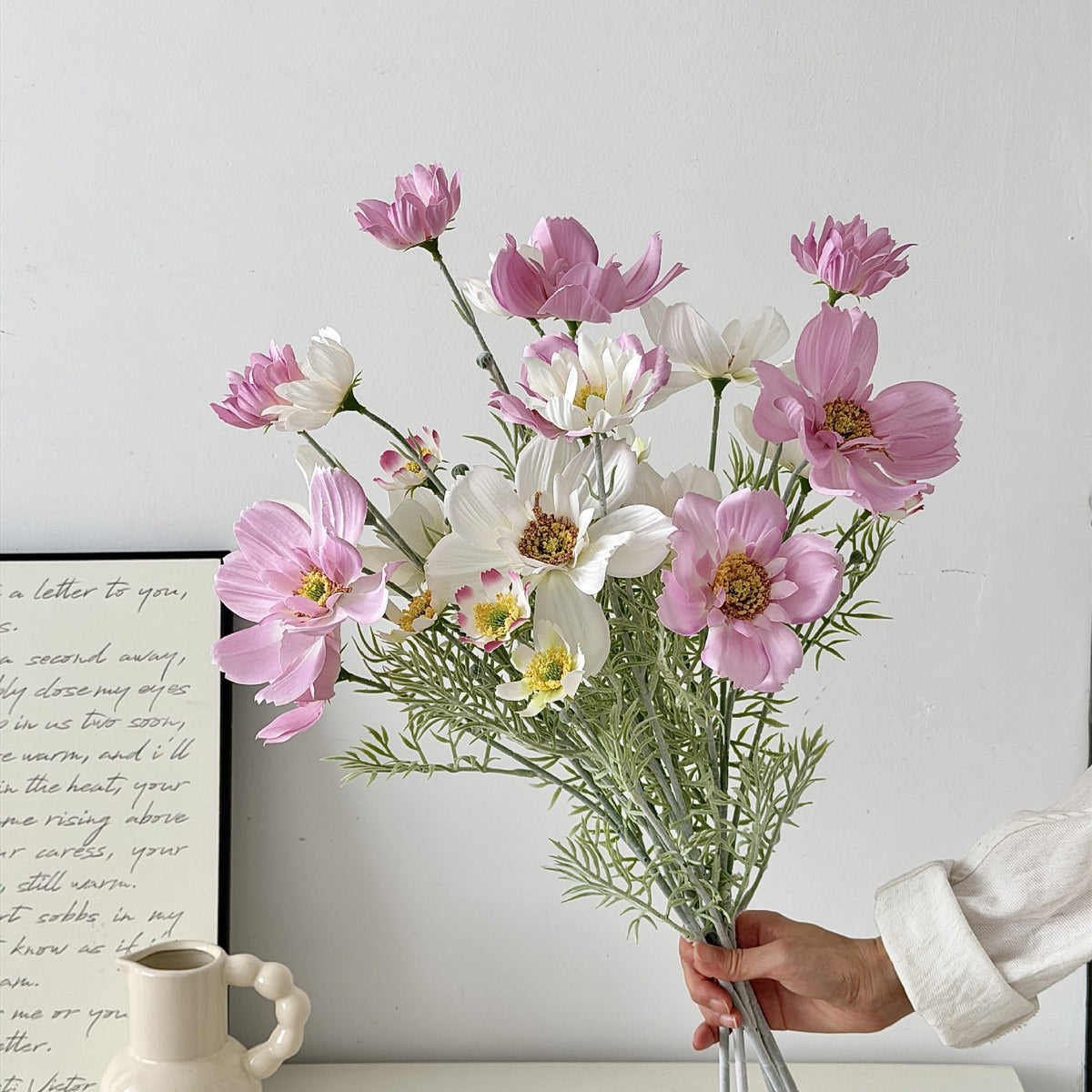 Decorative Botanical Flower Bouquet for Home Decor