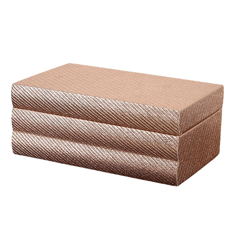 Decorative Storage Box with Elegant Textured Design Homeandso