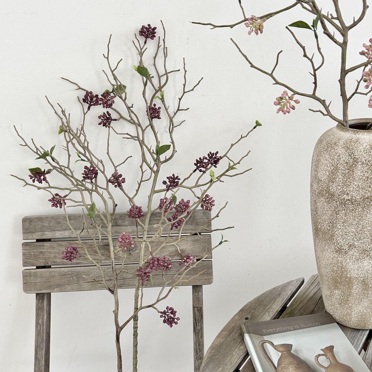 Artistic Faux Floral Branch Arrangement