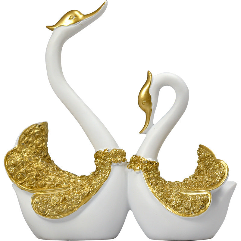 Elegant Swan Decorative Figurine Homeandso