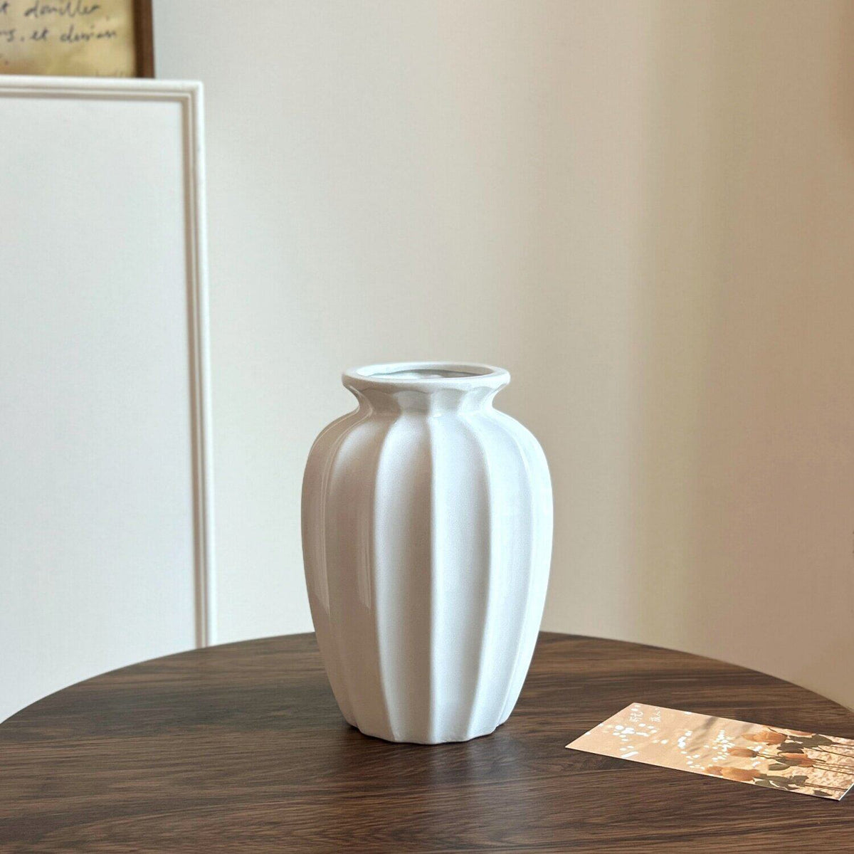 Elegant Textured Ceramic Vase