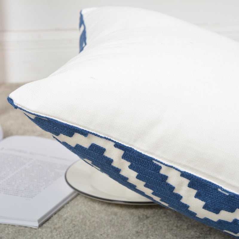 Geometric Patterned Throw Pillow