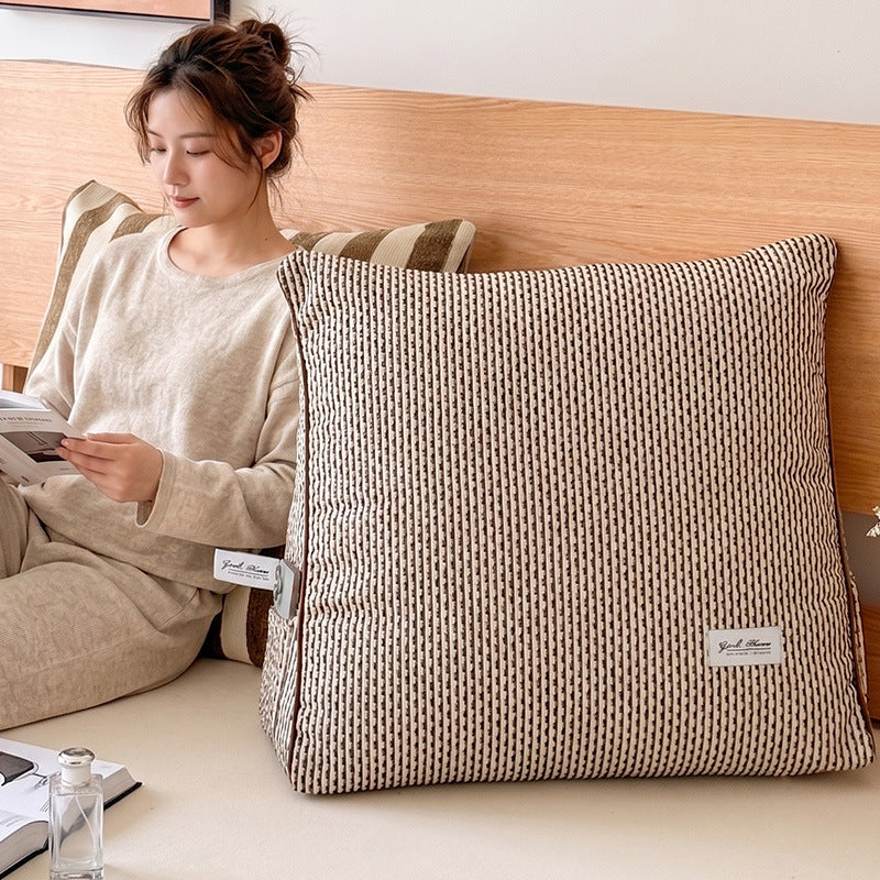 Cozy Textured Decorative Throw Pillow
