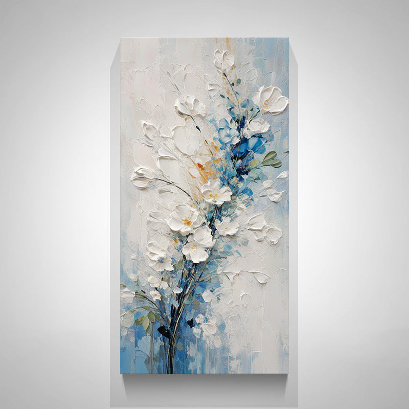 Floral Relief Canvas Wall Art Homeandso