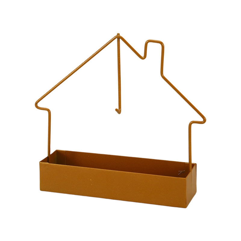 House-Shaped Decorative Metal Organizer Homeandso