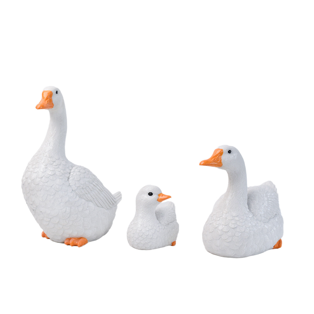 Charming Duck Family Figurines Homeandso