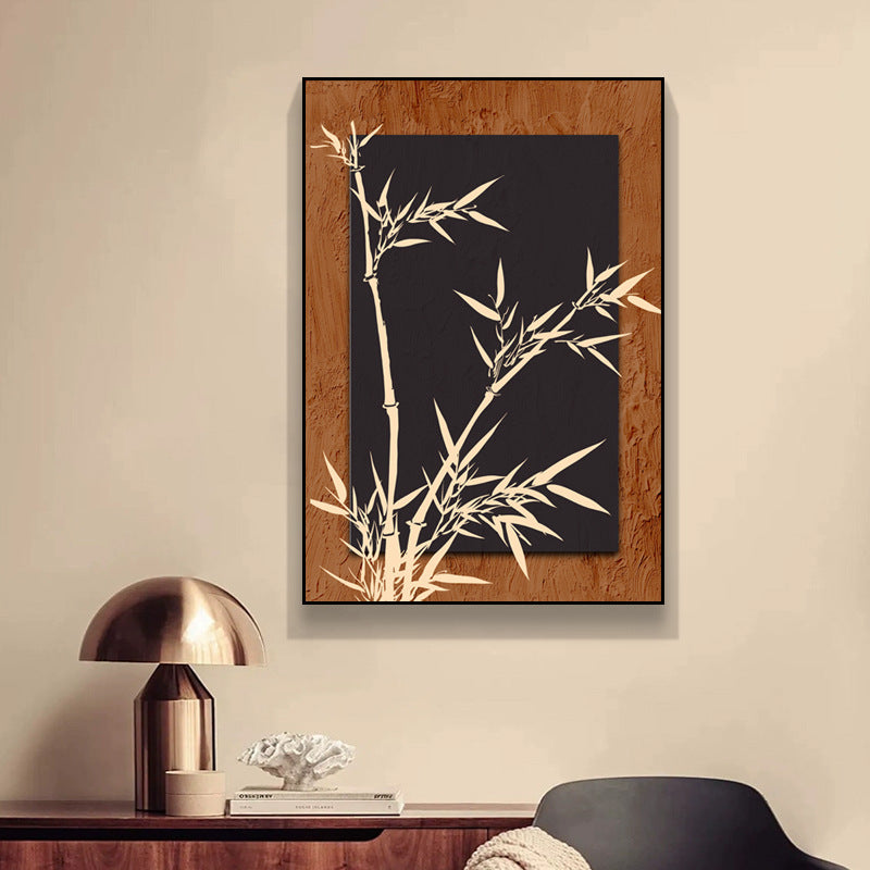 Bamboo Inspired Decorative Canvas Art Homeandso