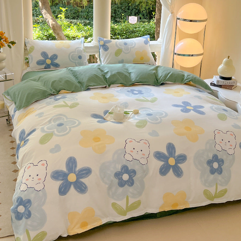 Playful Cartoon-Themed Duvet Cover Set Homeandso