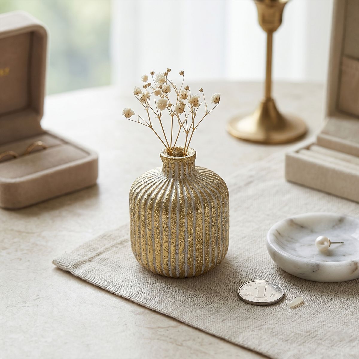 Decorative Ceramic Vase for Floral Display