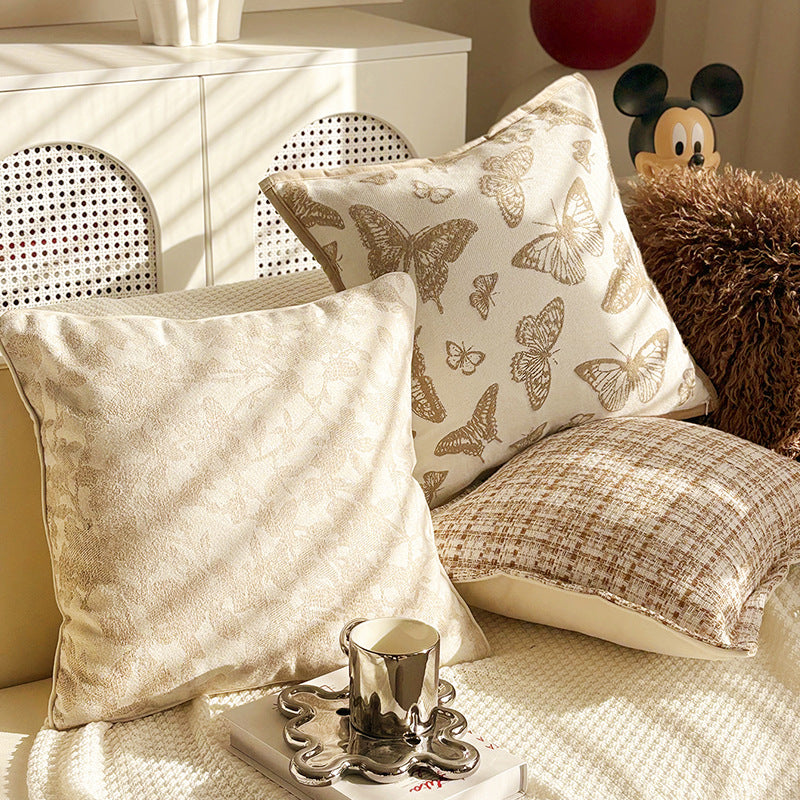 Embroidered Decorative Throw Pillow