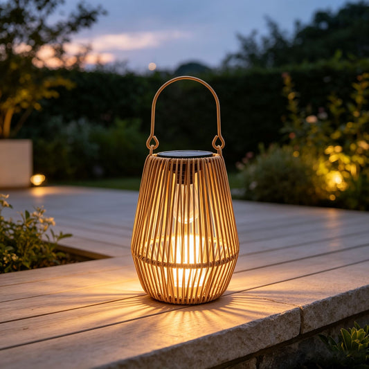 Solar-Powered Outdoor Lantern