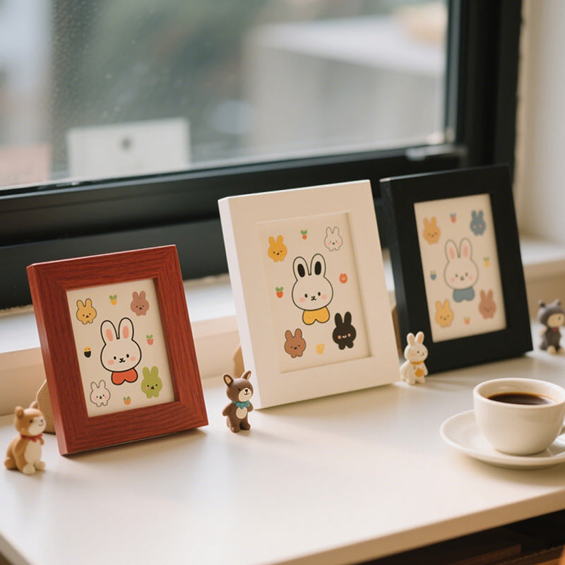 Playful Bunny Character Art Frame