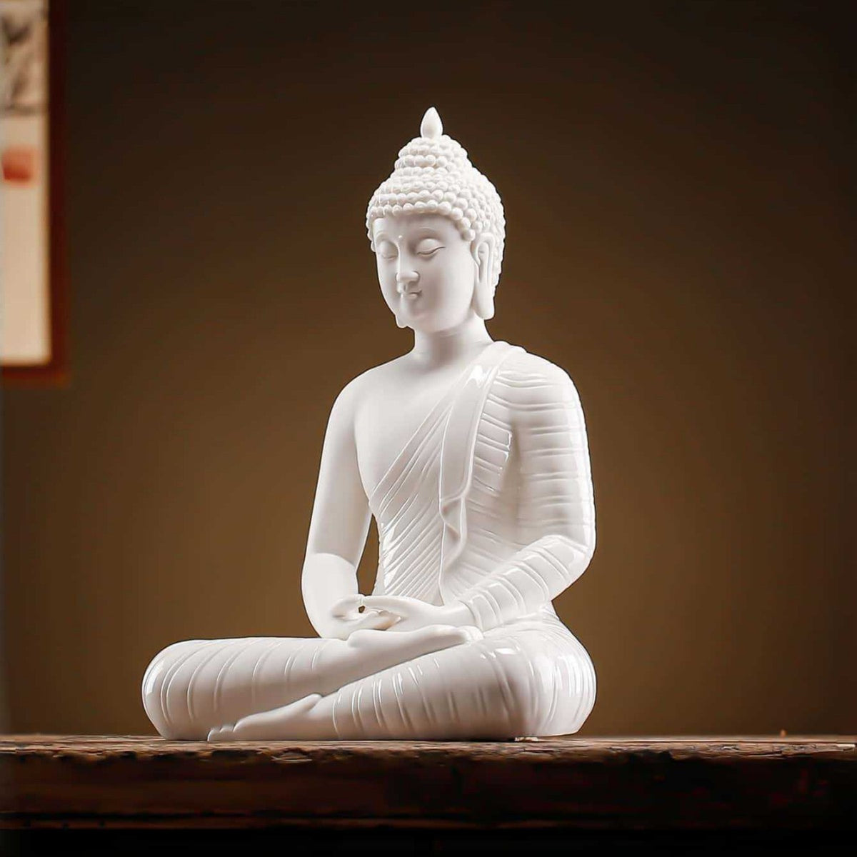 Serene Meditation Buddha Statue Homeandso