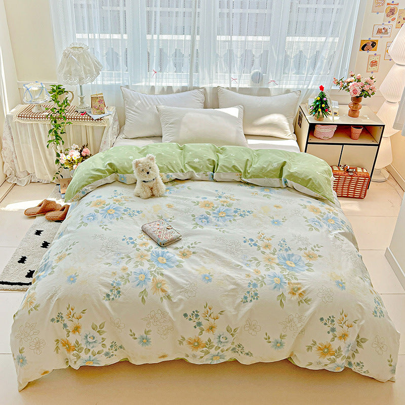Decorative Floral Pattern Bedspread Homeandso