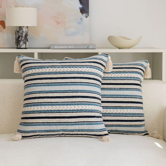 Woven Textured Decorative Pillow