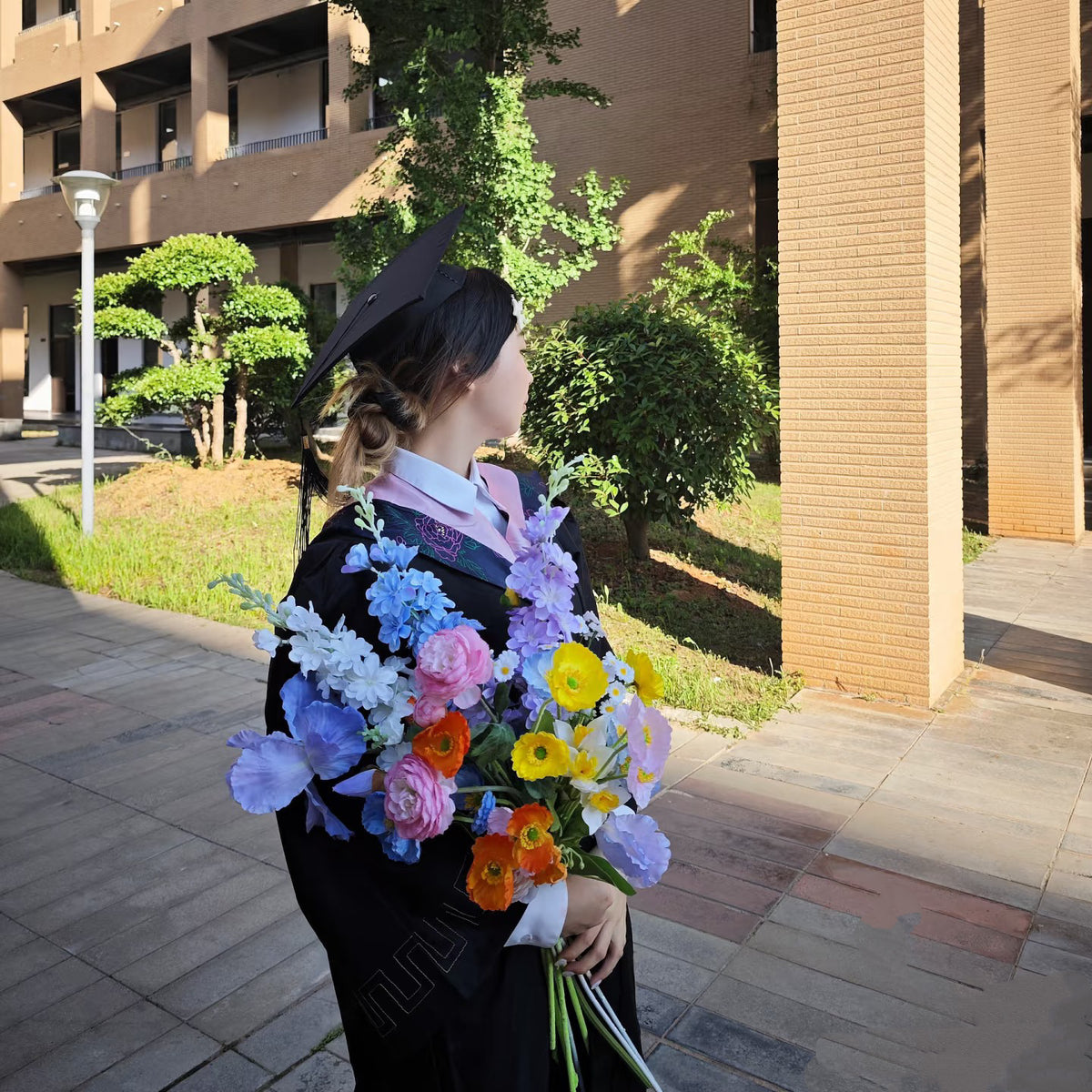 Lush Artificial Floral Bouquet