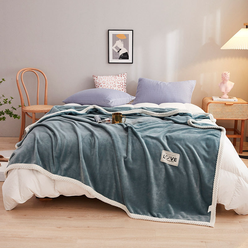Oversized Velvet Throw Blanket