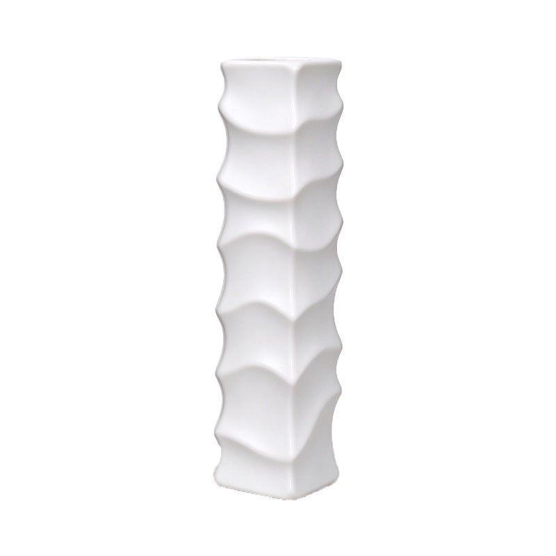 Decorative Slim Wave Vase