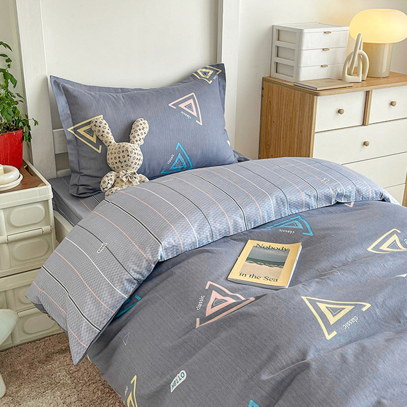 Modern Plaid Bedding Set Homeandso