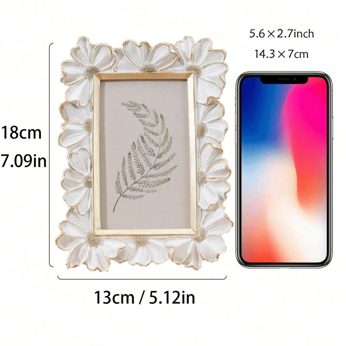Decorative Floral Picture Frame Homeandso