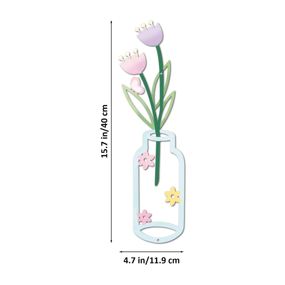 Floral Vase Wall Decor Homeandso