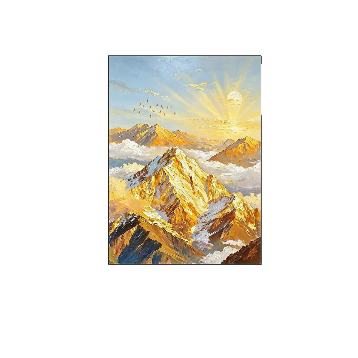 Artistic Mountain Landscape Print Homeandso