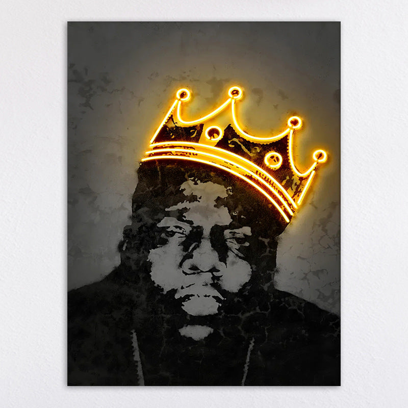 Neon Illumination Street Art Print Homeandso