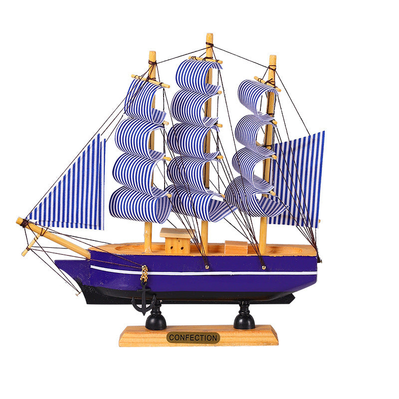 Decorative Wooden Sailing Ship Model Homeandso 1788262945