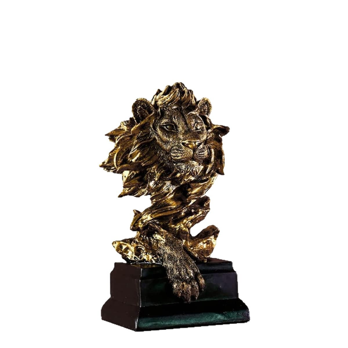 Artistic Lion Head Sculpture Homeandso