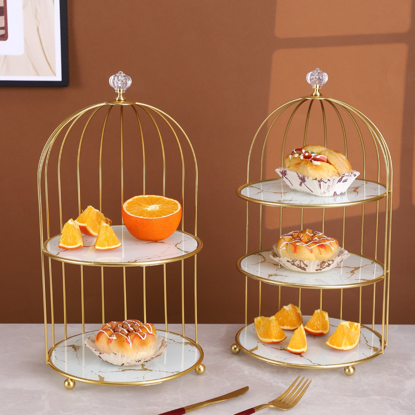 Decorative Birdcage Display Stand Homeandso
